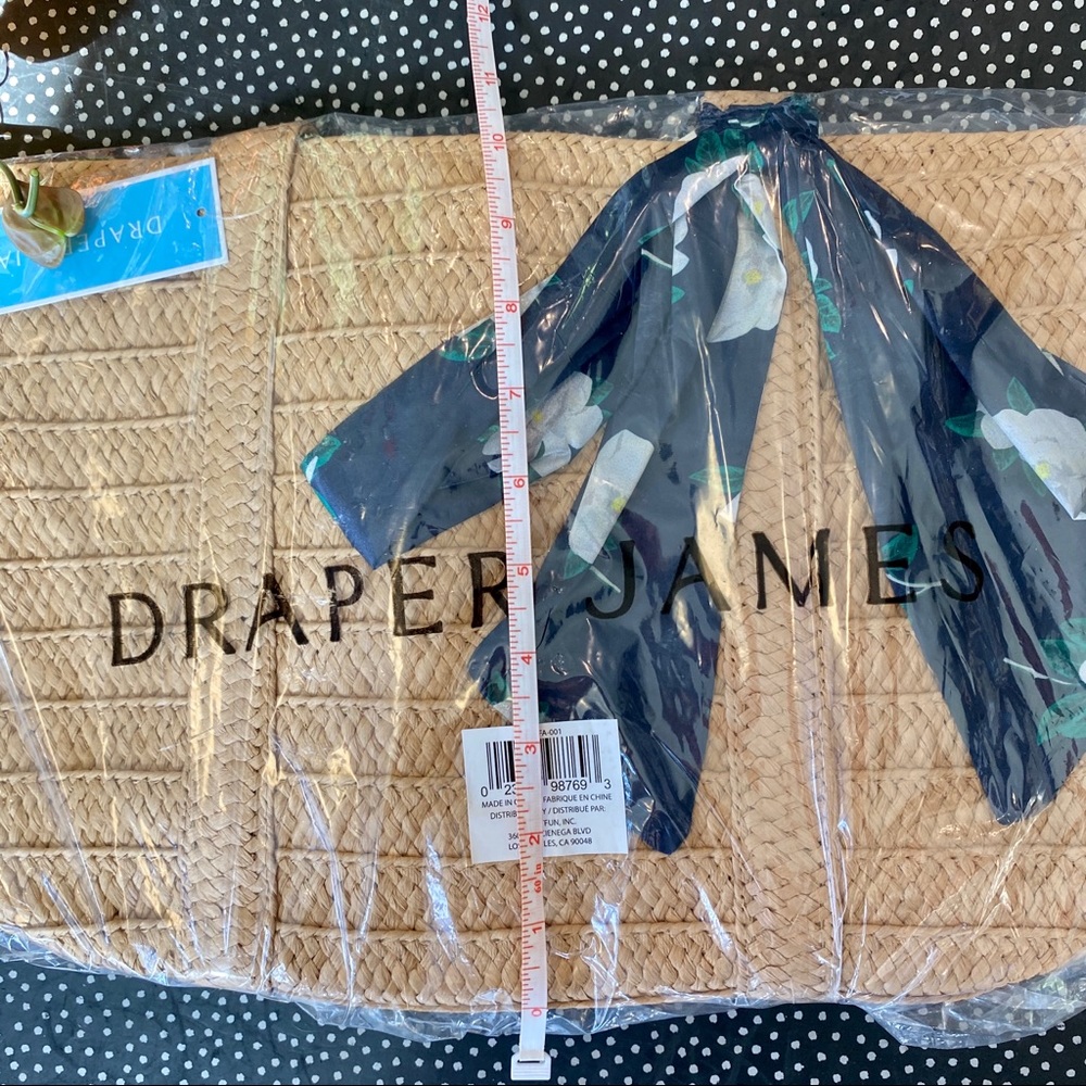 Draper James Straw Bag NWT - Picture 6 of 6